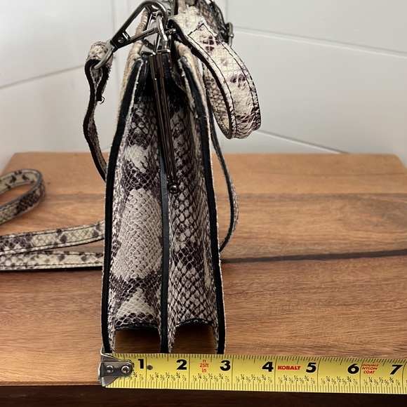 Vintage python embossed leather, made in Italy - Picture 5 of 17